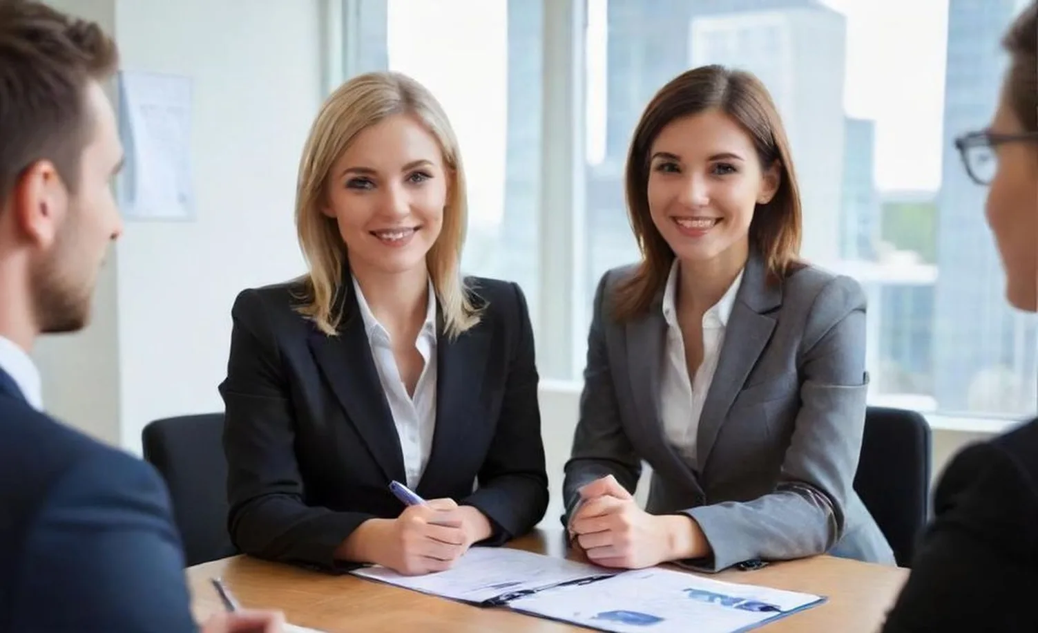 Professional recruitment interview process and candidate assessment